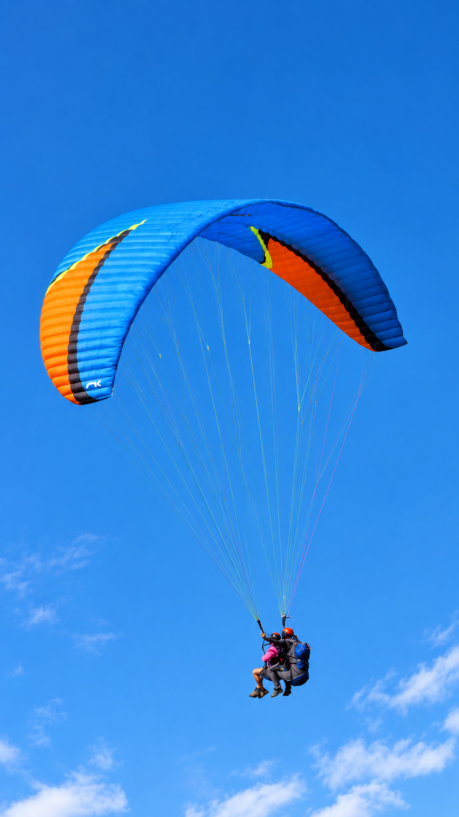 Vol en tandem parapente